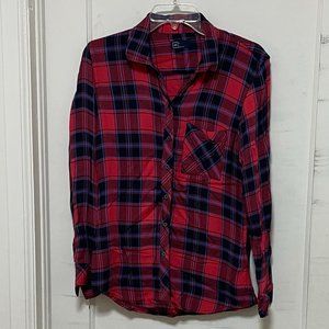 Gap Red Plaid Shirt